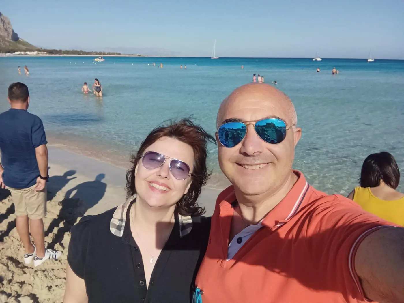Angela e Marco al mare